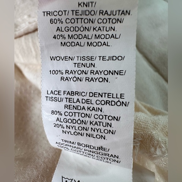 Lucky Brand Small Knit Women’s Crochet Lightweight Boho Chic Flowy Blouse Top - Picture 3 of 7